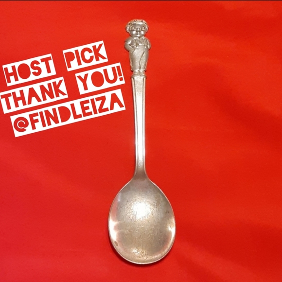 Vintage Other - 1964 Campbell's soup boy profile spoon IS silver